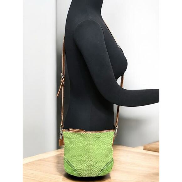 Y2K Coach Mini Signature Small Swing Pack Bag - Picture 5 of 11